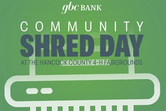 2025 GBC Community Shred Day Schedule